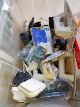 Lote herramientas construcción y electricidad