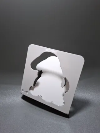 Supporto Smartphone/Tablet Cane Legno