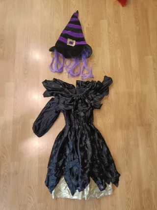 Disfraz Bruja Niña 6-8 Años