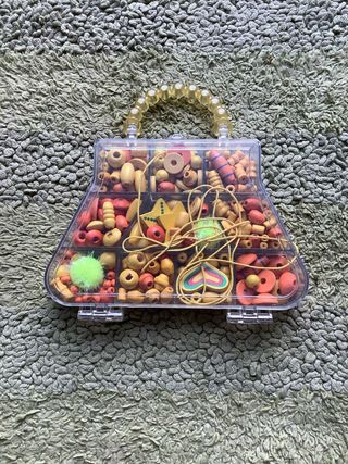 Kit Abalorios Madera Pulseras Collares