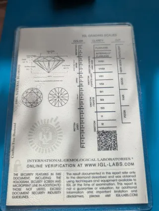 Diamante Redondo Brillante 0.71ct IGL