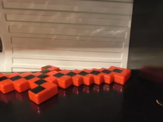 Spada Minecraft Rossa e Nera