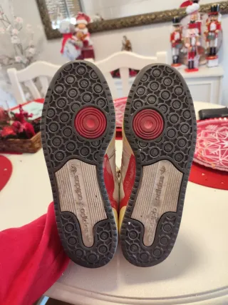 Zapatillas Adidas Forum Vintage Rojas y Blancas