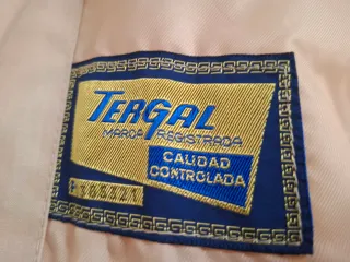 Gabardina Vintage Tergal Beige Uomo