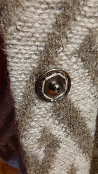 Cardigan Nara Maglie lana beige/marrone chiaro