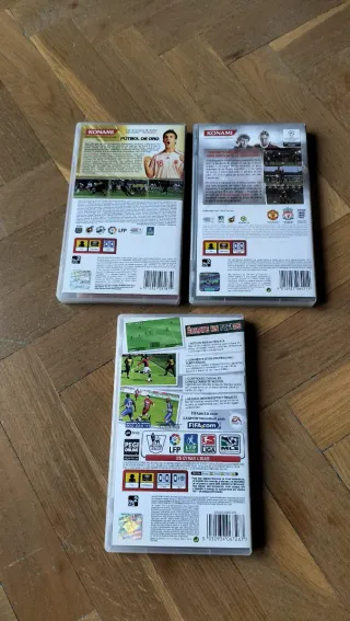 Pacchetto 3 Giochi PSP: PES 6, PES 2010, FIFA 09