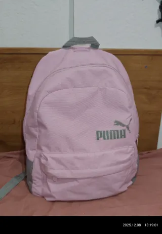 Mochila Puma Rosa y Gris