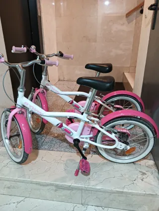 Bicicletas infantiles rosas (2 unidades)