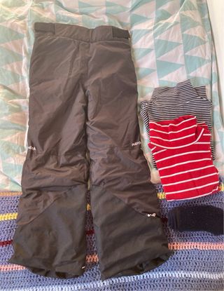 Pantalón de esquiar 6-8 años, talla 115-124