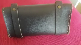 Bolso de cuero para bicicleta