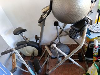 Lote de máquinas de ejercicio