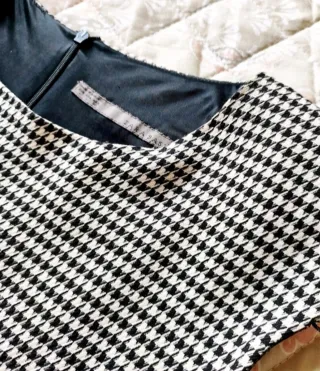 Vestido pata de gallo L