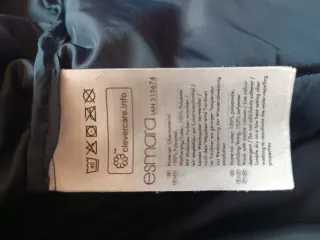 Chaqueta larga invierno Esmara mujer T.42 azul