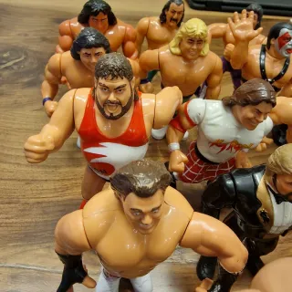 Lote 18 Figuras Pressing Catch WWF