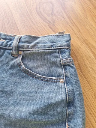 Pantalón corto vaquero azul
