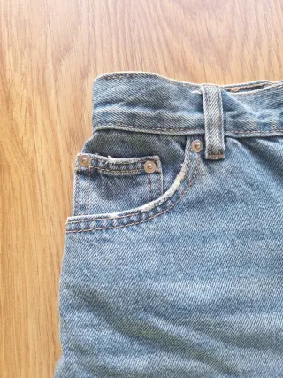Pantalón corto vaquero azul