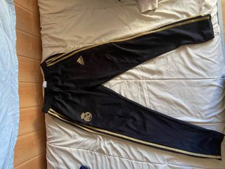 Pantalón Chándal Real Madrid Negro Adidas