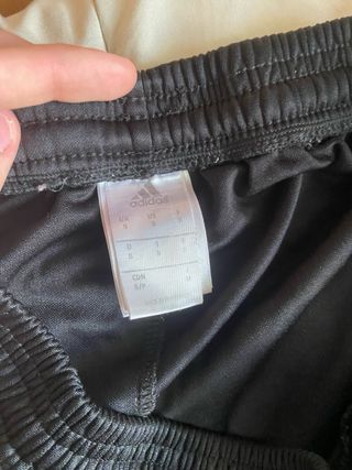 Pantalón Chándal Real Madrid Negro Adidas