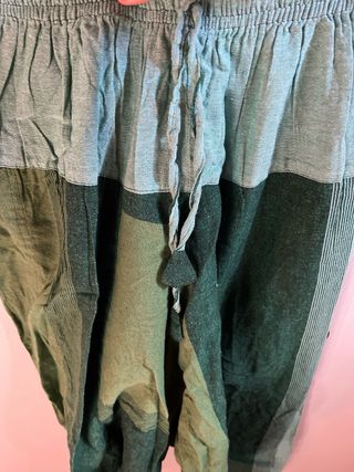 Pantalón hippie verde
