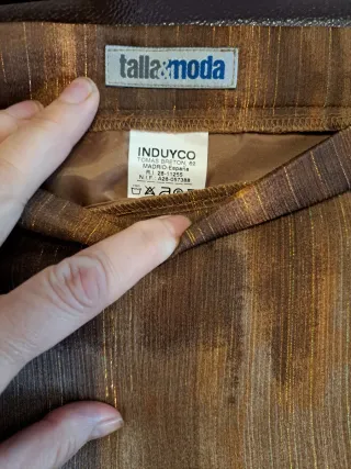 Conjunto Blusa y Falda Talla 50