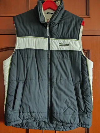 Chaleco juvenil niño negro y blanco