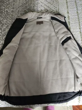 Chaleco juvenil niño negro y blanco