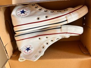 Converse All Star Blancas Piel