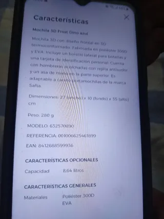 Mochila infantil y lote juguetes