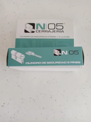 Cilindro Seguridad N05 6 Pines + 5 Llaves