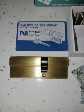 Cilindro Seguridad N05 6 Pines + 5 Llaves