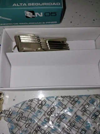 Cilindro Seguridad N05 6 Pines + 5 Llaves