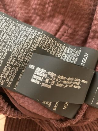 Pantalones Zara pana