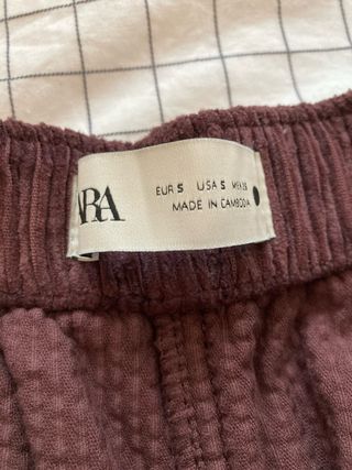 Pantalones Zara pana