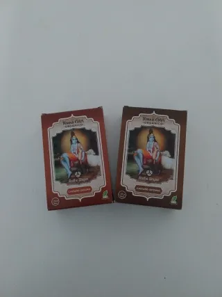 Tinte Henna Orgánico castaño Radhe Shyam