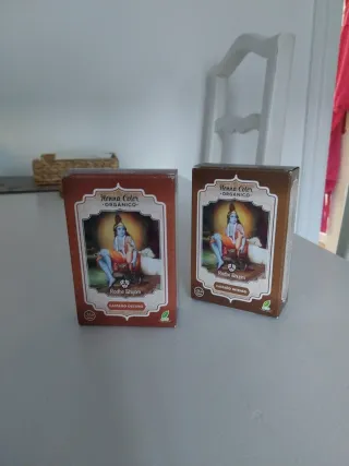 Tinte Henna Orgánico castaño Radhe Shyam