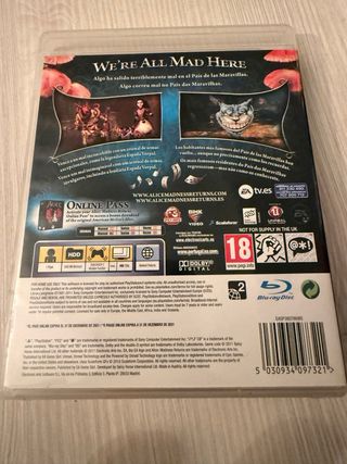 Alice Madness Returns PS3