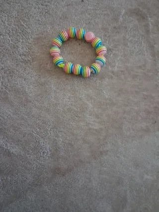 Pulsera de cuentas multicolor