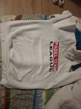 Sudadera blanca Padel Team League