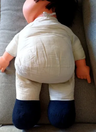 Migliorati Spumone bambola vintage gigante 67 cm