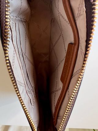 Bolso de mano logo marrón Michael Kors