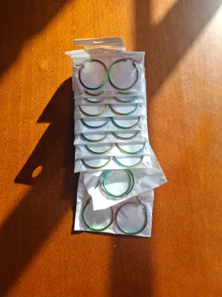 Pendientes Aro Arcoíris