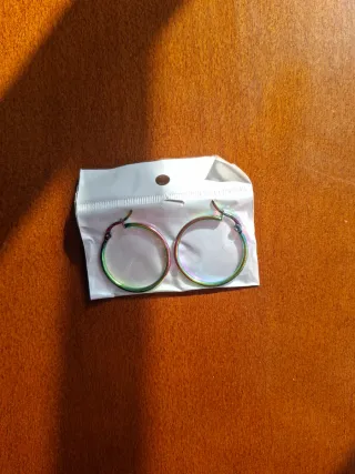 Pendientes Aro Arcoíris