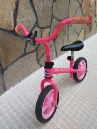 Bicicleta infantil Paw Patrol azul y rosa