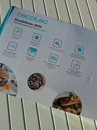 Plancha eléctrica Cecotec Rock Stone