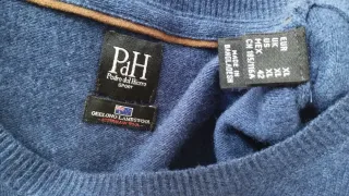 Jersey Pedro del Hierro Hombre Lana Azul XL