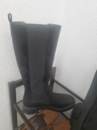 Botas altas negras talla 38