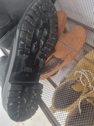 Botas altas negras talla 38