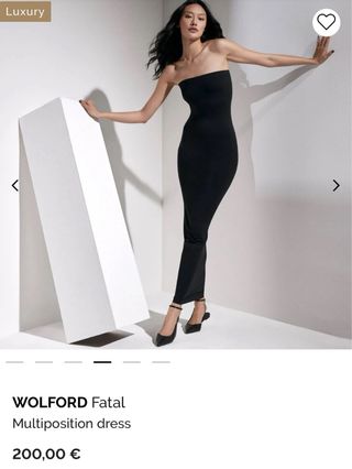 Vestido Negro Wolford Fatal Dress