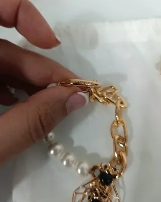 Conjunto Bimba y Lola Abeja Perlas Oro