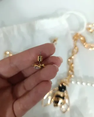 Conjunto Bimba y Lola Abeja Perlas Oro